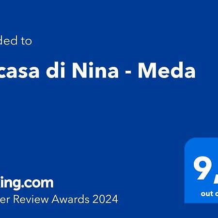 La Casa Di Nina - Meda Lejlighed Eksteriør billede